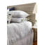 Taie décorative standard en coton gris / blanc / minuit Nantucket-38042717-38042718
