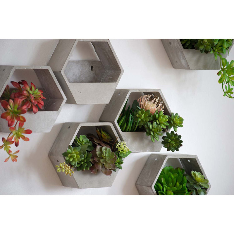 9.5x4x8" Karolin Wall Planter