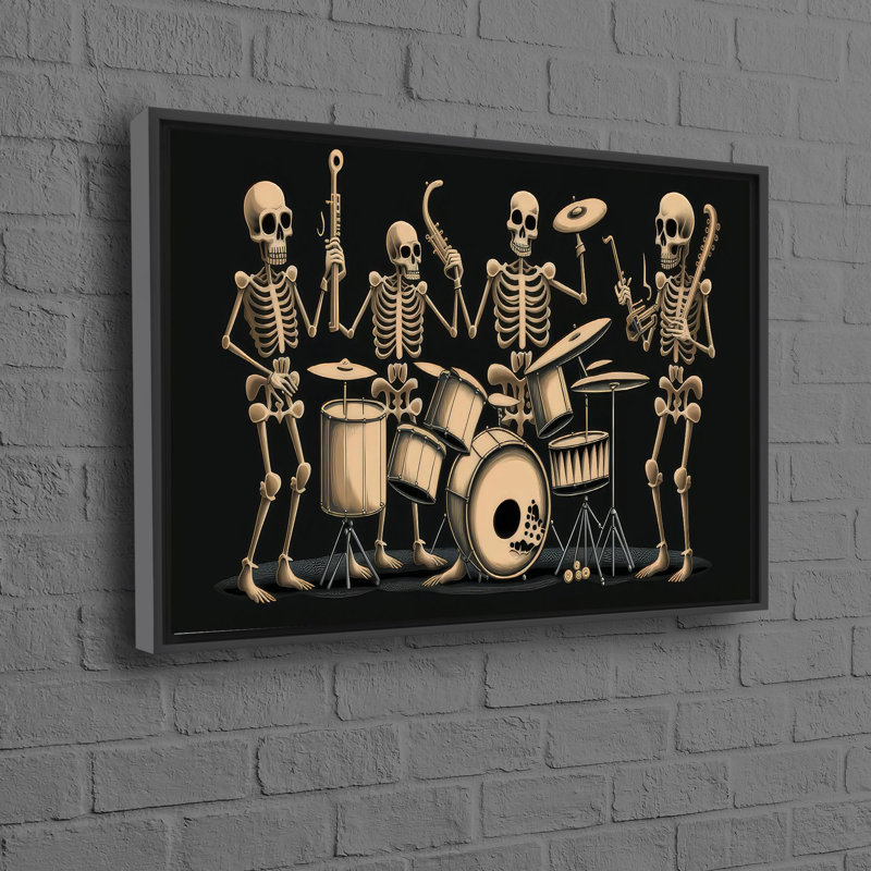 Art sur toile Boho, Cadre flottant noir, H 41 po x l 94 po