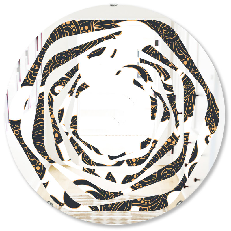 Miroir mural Whirl, H 31,5 po x l po