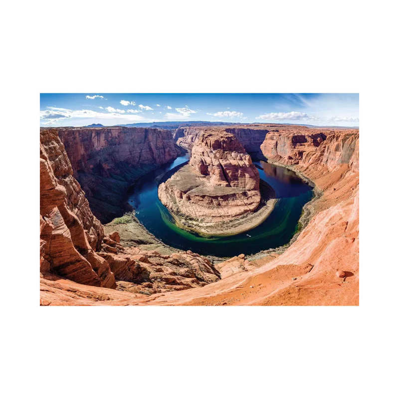 Horseshoe Bend And Colorado River by Susanne Kremer - Wrapped Canvas Print, 20.32 cm H x 30.48 cm W