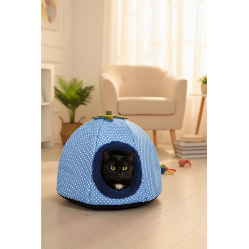 Lit pour chat, Bleu