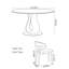 Ensemble de table de salle à manger simple italien haut de gamme-1632610430-1632610431