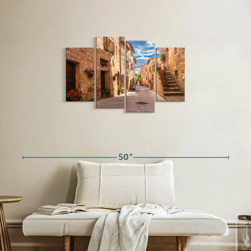 Nicci Rustic Tuscan Street, H 22 po x l 36 po