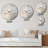 Nature Split - Abstract Shapes Wall Clock-29421807