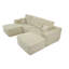 Canapé modulaire 105,7 po Cloud avec méridienne en U-128077117-128077107