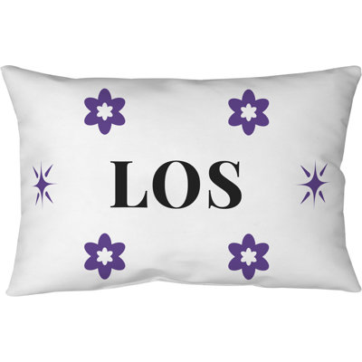 LA - Coussin tissé et fermé 17 po x 18 po