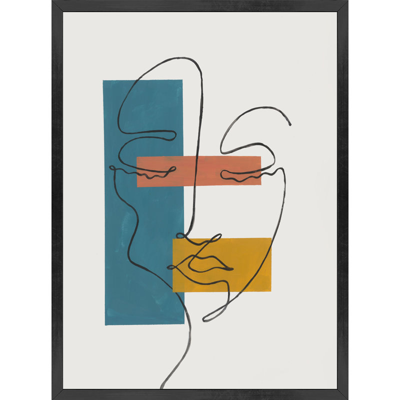 "Changer les visages III" par Richard Ryder, H 33,5 po x l 25,5 po