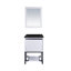 Ensemble de meuble-lavabo de salle de bain simple monté à deux pouces 24 po Riey-590471104-590471107