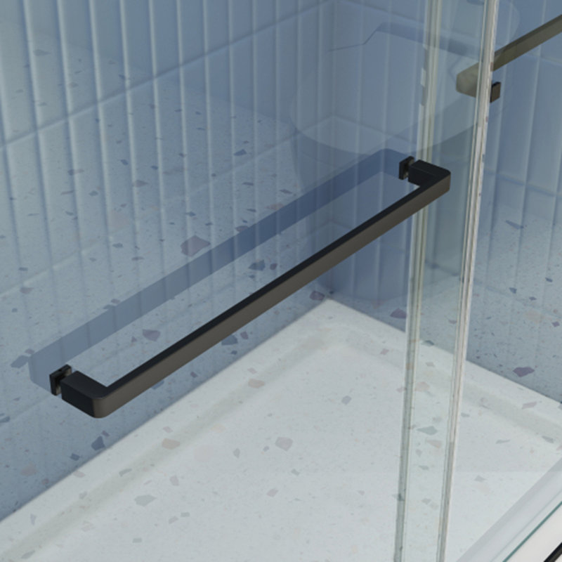 Porte de douche coulissante Bypass avec verre trempé épais