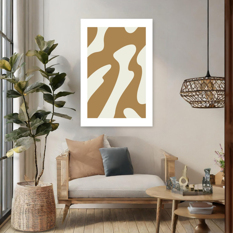 Art contemporain, art contemporain abstrait, H 48 po x l 32 po