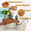 Addix Wood Plant Pot