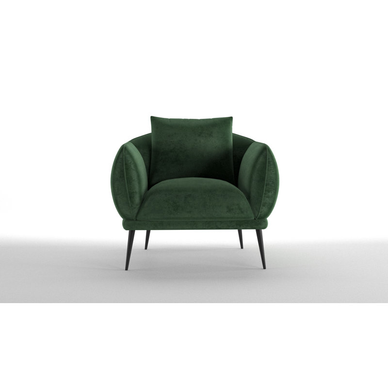Fix Upholstered Armchair, Veggie Green
