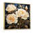 Toile avec cadre flottant or