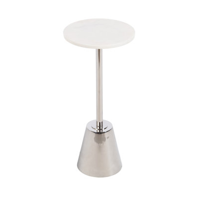 Cemil Marble Top End Table