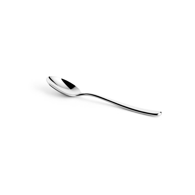 Aria Stainless Steel Dessert Spoon Set |Silver, 7.2",  12 Pcs