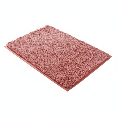 Luxury Chenille Bathroom Rugs 23X16inch/60X40cm, Extra Soft And Absorbent Shaggy Bath Mat, Machine Washable, Non-Slip Plush Carpet Runner For Tub, Shower, And Floor, Home Decor Accessories