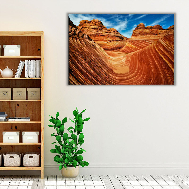 The Grand Wave I - reproduction d'art sur toile, H 24 po x l 36 po