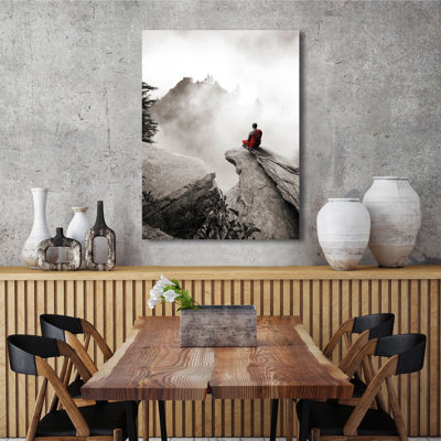 Zen: Contemplate 1 Piece Wrapped Canvas Wall Art
