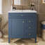 Meuble-lavabo moderne avec tiroirs multiples et options de rangement avancées-113754473