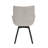 Heid Swivel Fabric Dining Chair with Steel Legs-1239583245