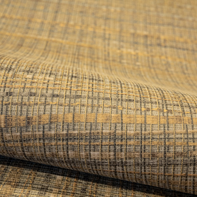 Pepper Fondo Wild Grass Effect Wallpaper Roll, Orange