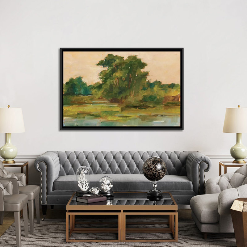 «Changer la lumière du soleil I», reproduction d'art sur toile, H 40 po x l 60 po x P 1,5 po, Toile avec cadre noir