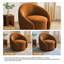 Aunna 89.2Cm Wide Swivel Barrel Chair-979382973