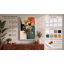 Geometric Bloom Arrangement Mid-Century - Wrapped Canvas-1558694119-1558694124