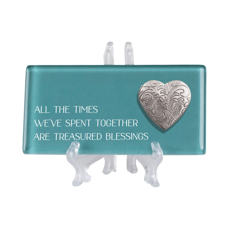 Plaque décorative «All The Times We Spent Together»