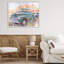 Giclée encadrée par un camion de fleurs Country Cargo, design par Nina Blue-454486896-454486898