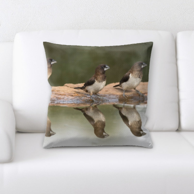 Microsuede Throw Pillow