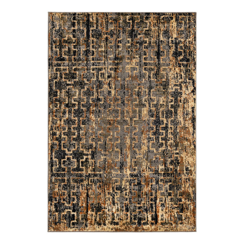Karwan Geometric Indoor Rug, Rectangle 4' x 6'