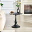 Table de bout à piédestal pour petits espaces Modern Glam-1134849988