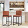 Upholstered 24" Counter Kitchen Stool Set of 2
