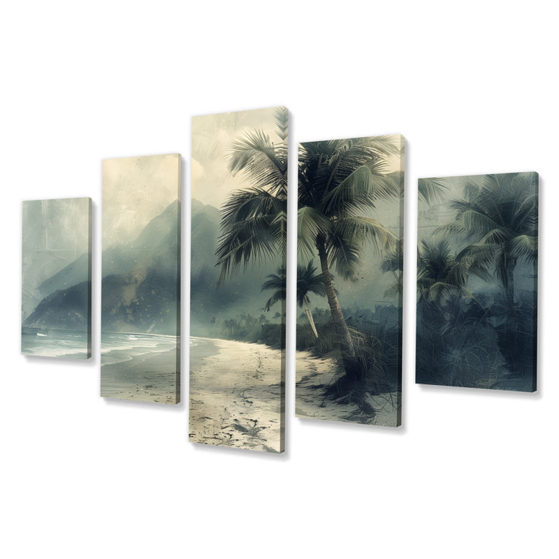 Ensemble d'art sur toile Sarver - Palmiers et palmiers