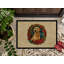 Paillasson Golden Retriever Christmas Flowers_2371-1895640934