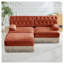 Canapé modulaire en L Chesterfield-447714862