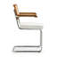 Fauteuil en tissu à dossier bas-93021589