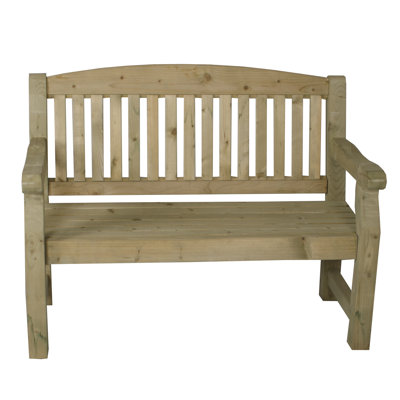 Solid Wood Pine Outdoor Bench
