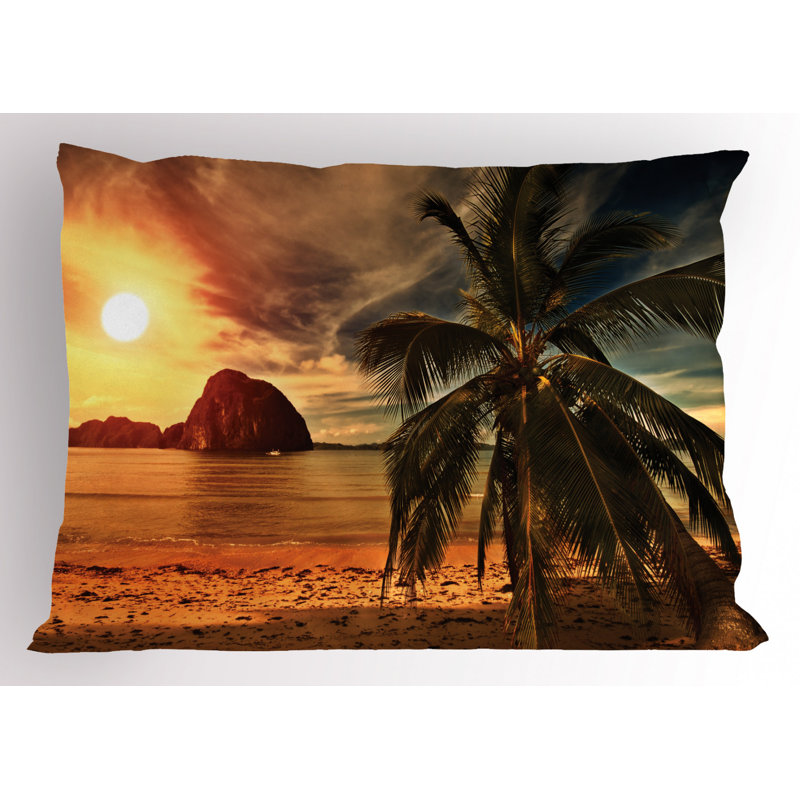 Sun Polyester Sham Set, Twin
