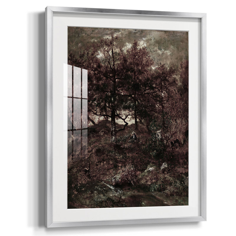 Paysage rétro CIV - impression encadrée