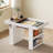 2-in-1 Multi-Functional Game Table with Removable Top, Cup Holders and Storage-112648061