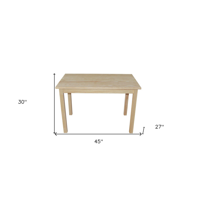 Table de salle à manger Gracie Mills, H 30 po x l 48 po x P 27 po