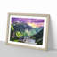 Cruise Ships Passing by Norway in Abstract - Picture Frame Graphic Art Print-55679717-55679716