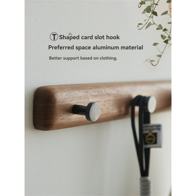 Kamishia Freestanding 4 - Hook Wall Mounted Coat Rack