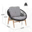 Chaise longue d'extérieur en osier-21544098