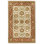 Hand Knotted Wool Area Rug in Ivory And Red
