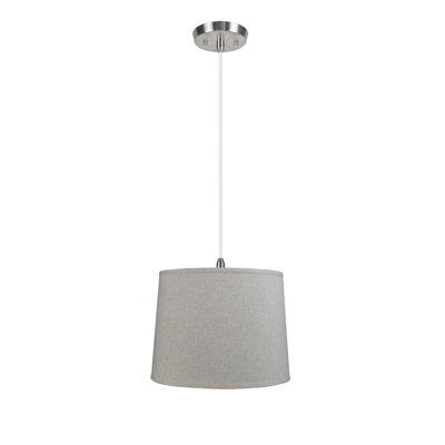 Waveside 2 - Light Satin Nickel Unique/Statement Pendant