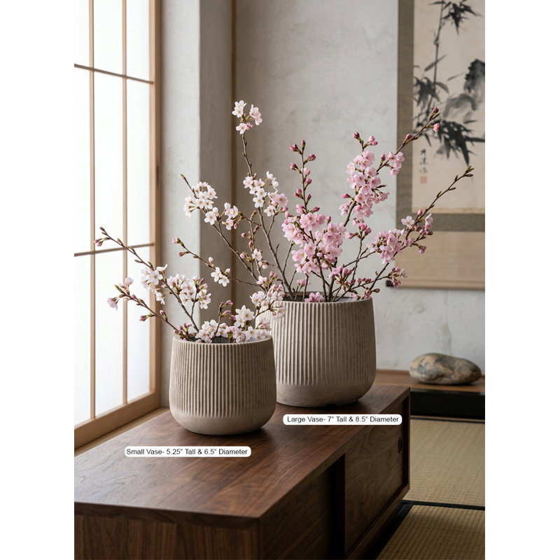 Vase Serene Spaces Living Terra Ensemble